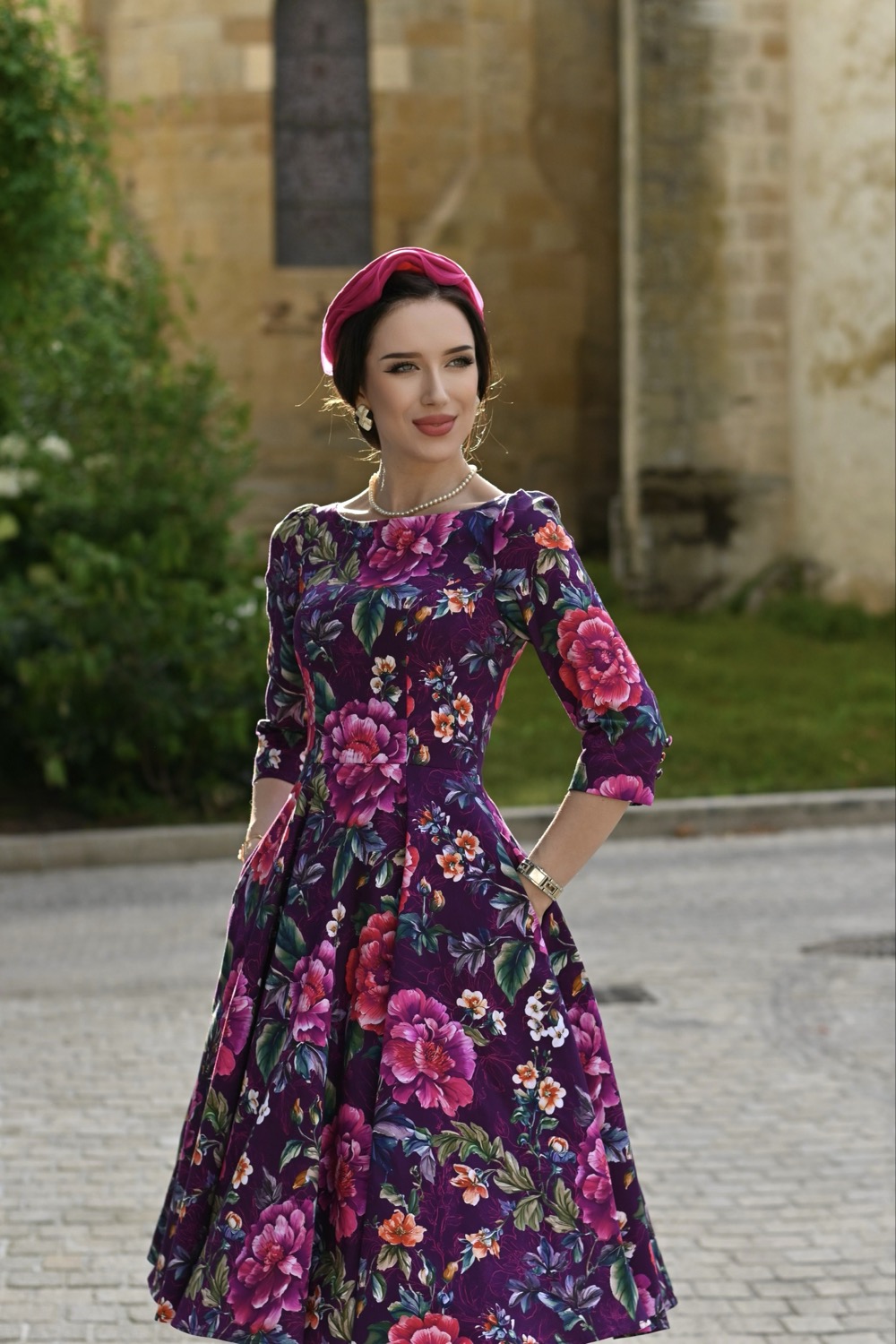 Bea Floral Swing Dress
